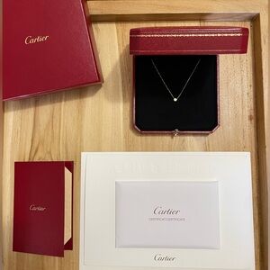 Cartier d’Amour 18K Yellow Gold Diamond Necklace